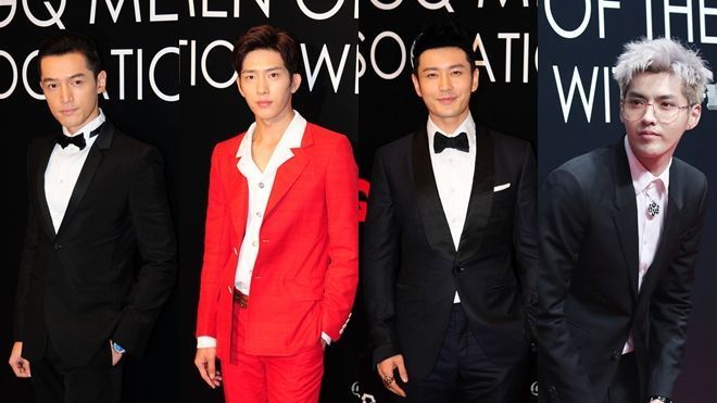Dàn nam thần Hoa ngữ quyết liệt 'đọ sắc' trên thảm đỏ GQ 2016