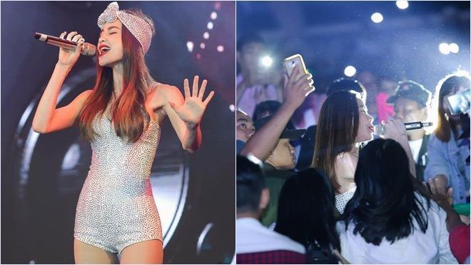 Hồ Ngọc Hà xuất hiện nóng bỏng, biểu diễn trên sân vận động lớn nhất Việt Nam