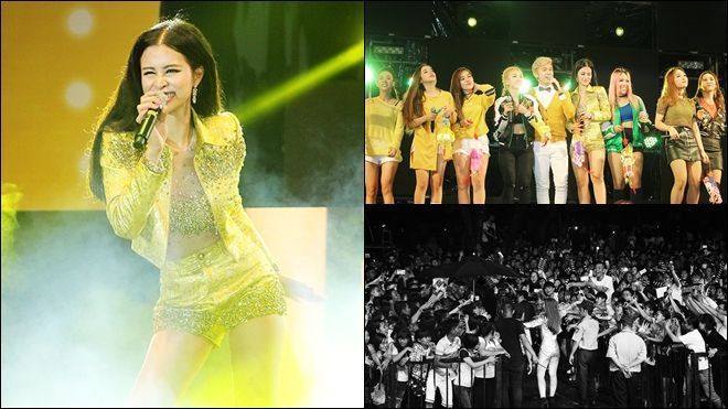 Đông Nhi cùng 'gà cưng' Uni5, Lip B 'đại náo' hàng ngàn khán giả Cần Thơ