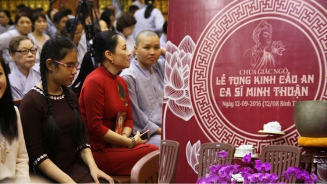 Vắng Phương Thanh vào phút chót, lễ cầu an cho ca sĩ Minh Thuận vẫn diễn ra