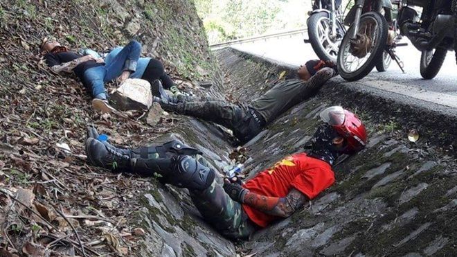 Những hình ảnh ngủ đường 'dũng cảm' đến rợn người của teen Việt khi đi phượt