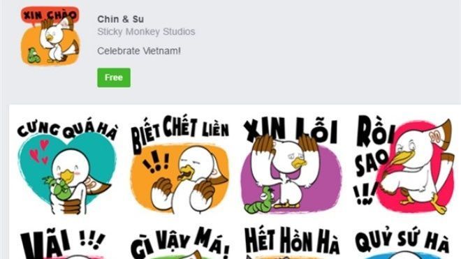 Giới trẻ rủ nhau tải về ngay bộ sticker tiếng Việt “Chội Ôi”, “Quỷ Sứ Hà” trên Facebook