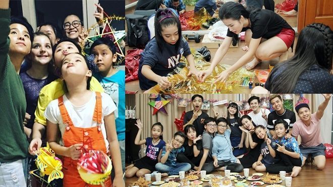 Các thiên thần nhí The Voice Kids tự tay làm đèn trung thu, hào hứng phá cỗ rằm cùng HLV