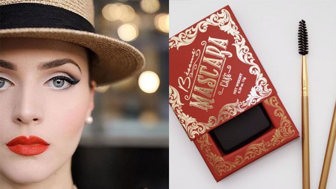 Mascara dạng bánh - sự trở lại ngoạn mục của xu hướng làm đẹp thời xưa