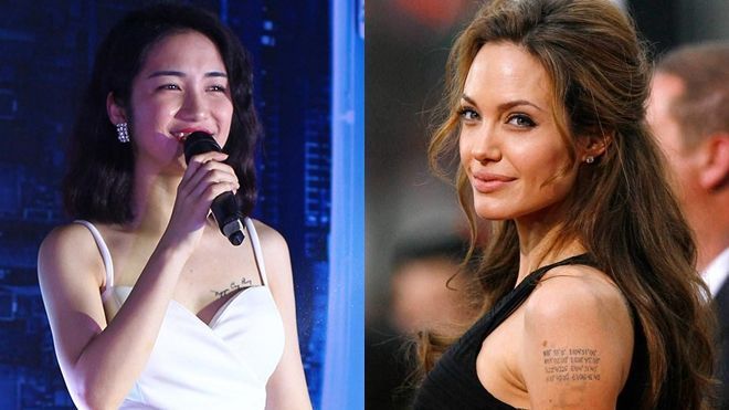 Hậu chia tay, Hòa Minzy có nên học cách xóa hình xăm của Angelina Jolie