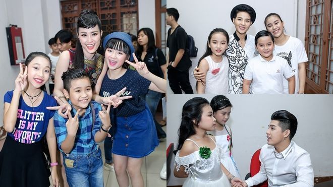 Hậu trường The Voice Kids: Nhi - Noo - Tường ân cần chăm chút cho từng học trò trước khi lên sóng