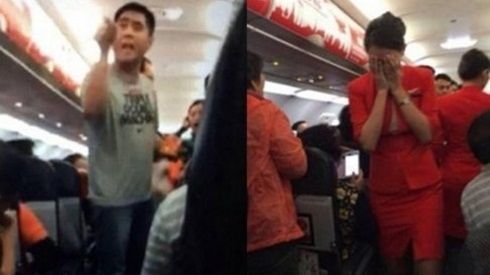 Khách nam sàm sỡ, nam tiếp viên hàng không nổi da gà