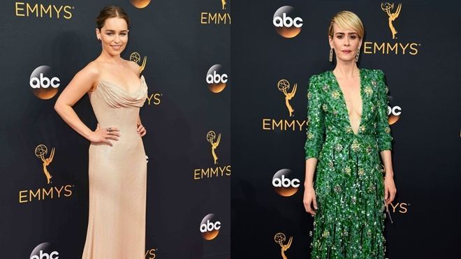 “Mẹ rồng” cùng “Nữ hoàng kinh dị Mỹ” đọ sắc trên thảm đỏ Emmy 2016