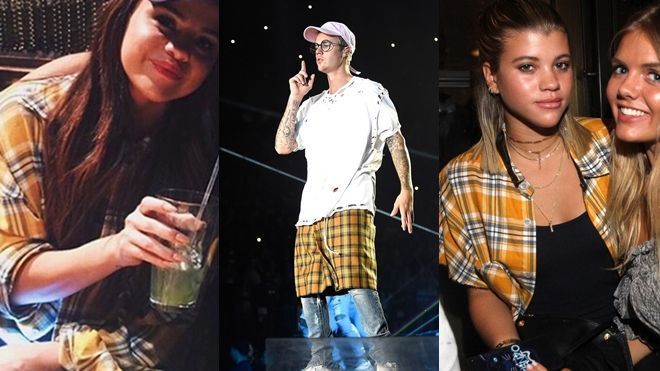Hễ là bạn gái của Justin Bieber, thì đều mặc chung chiếc áo này!