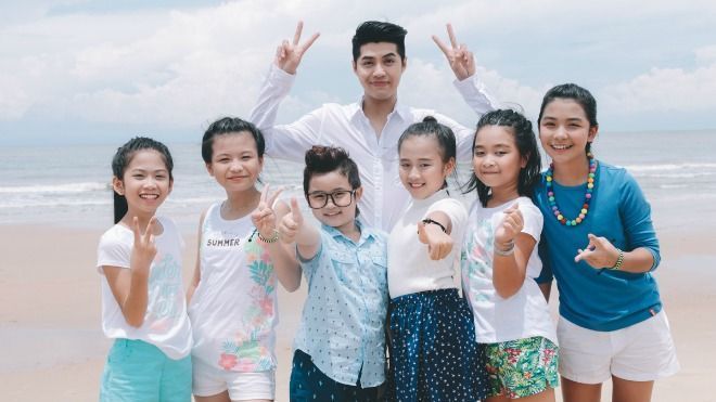 Noo Phước Thịnh và Top 6 The Voice Kids giới thiệu sản phẩm riêng đầu tiên
