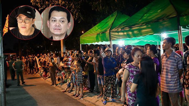 Người dân lại hiếu kỳ, vây kín lễ tang nghệ sĩ cải lương Thanh Tòng để nhìn người nổi tiếng