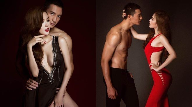 Nguyễn Văn Sơn bán nude mê hoặc Ngọc Loan trong loạt hình nóng bỏng