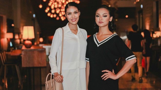 Lan Khuê - Quỳnh Mai say sưa tập catwalk cho Elle Fashion Journey 2016 trước giờ G