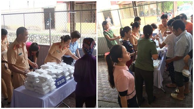 Chiến sĩ Công an không chỉ bảo vệ bình yên cuộc sống mà họ còn làm những việc ấm áp thế này cơ mà