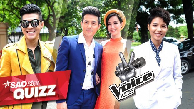 SAOSTAR QUIZZ: Nếu là một nhóc tì tham dự The Voice Kids 2016, bạn sẽ hợp với đội HLV nào nhất?