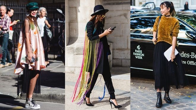 Trong thiết kế Đỗ Mạnh Cường, fashionista ThyThu lọt top 10 street style tại Paris Fashion week