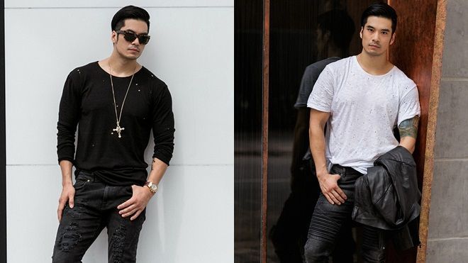 Thiên Nguyễn cá tính đến từng centimet với sắc đen