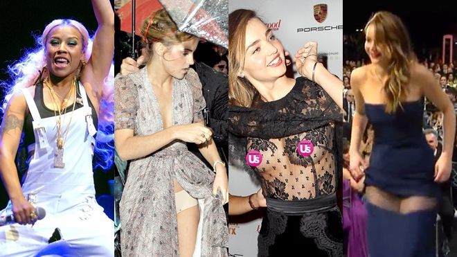 Đỏ mặt trước những pha 'lộ hàng' kinh điển của sao Hollywood