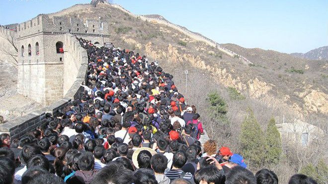 Trung Quốc và sự quá tải người tới đỉnh điểm trong dịp Quốc khánh