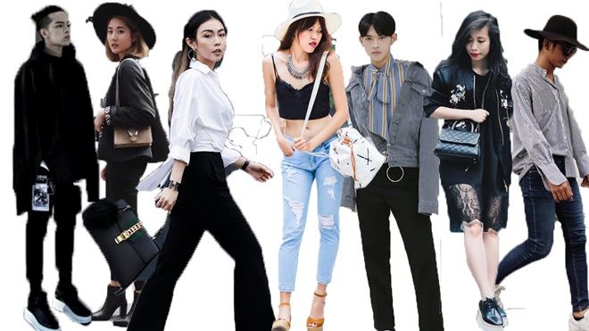 Streetstyle giới trẻ hai miền: đen trắng, đen trắng và… đen trắng!