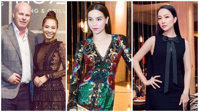 Thu Minh, Hà Hồ diện style quý tộc đến chúc mừng Linh Nga