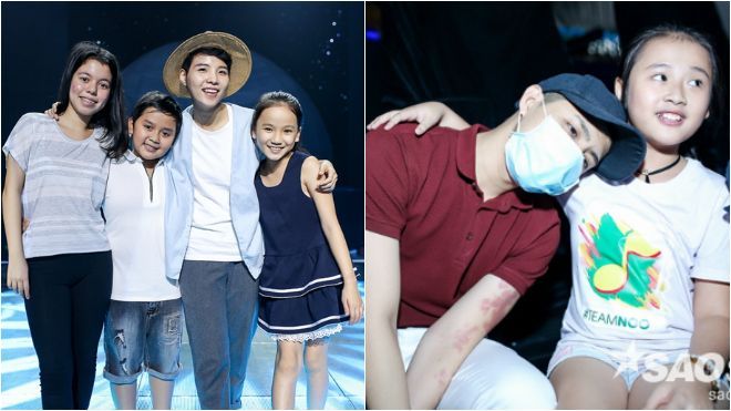 Vũ Cát Tường diện đồ cực chất, Noo Phước Thịnh gục đầu trên vai học trò