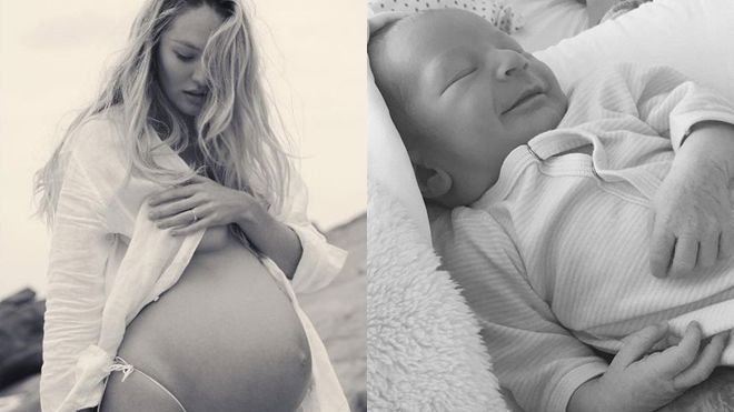 Candice Swanepoel hé lộ hình ảnh con trai, tiểu thư nhà Adam - Behati đã có ‘đối thủ’