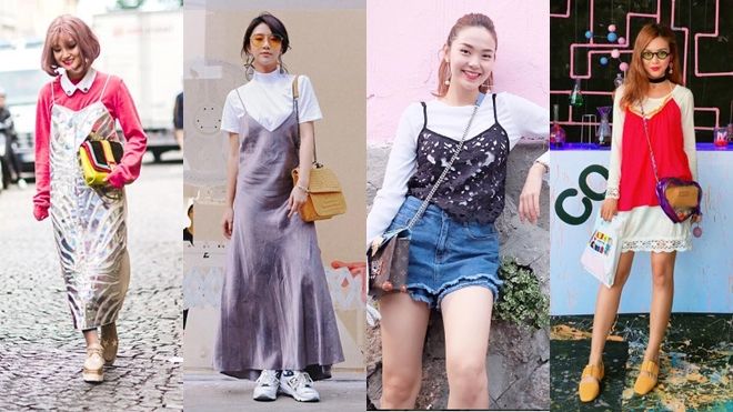 Váy ngủ + Áo thun : Combo thời trang lạ lẫm đang khiến mọi cô gái Việt chao đảo