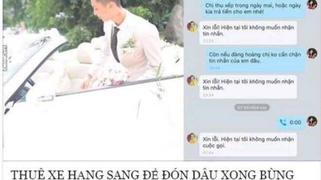 Chú rể bị tố quỵt 34 triệu đồng tiền đám cưới