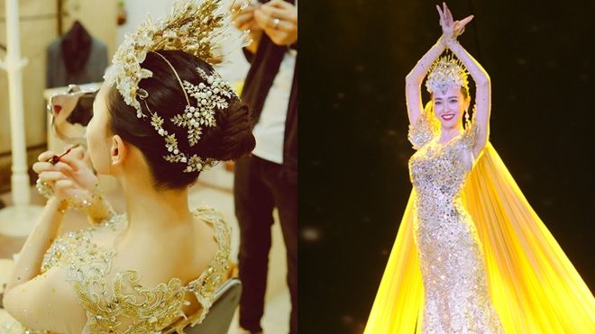 Hóa thân thành 'Nữ thần Kim Ưng', Đường Yên chưa bao giờ đẹp mê hồn thế này