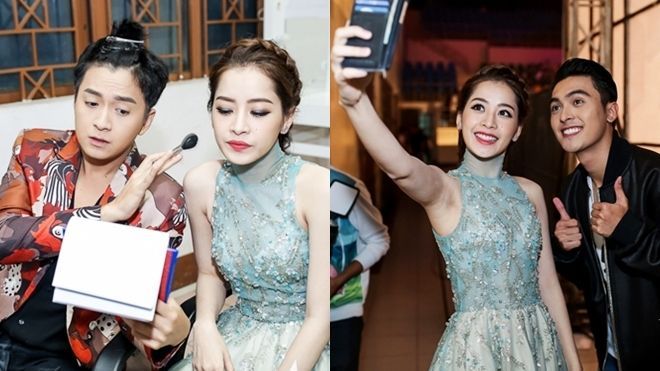 Bỏ rơi Ngô Kiến Huy, Chi Pu seflie nhắng nhít bên 'hotboy webseries tiền tỷ'