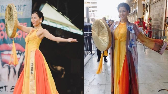 Nguyễn Thị Loan xuất sắc lọt Top 3 trang phục dân tộc đẹp nhất Miss Grand International 2016