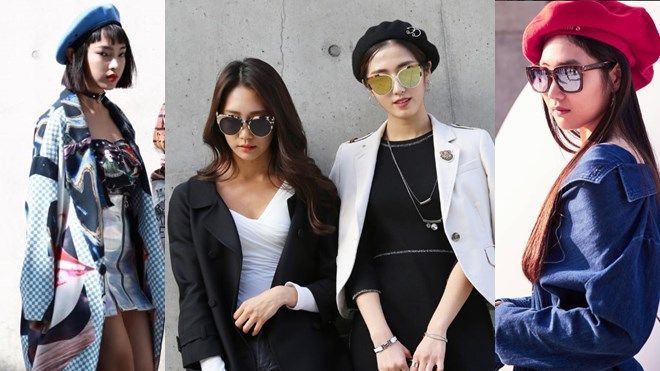 Mũ nồi chiếm sóng loạt street style tại Seoul Fashion Week