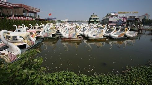 Hà Nội tạm dừng hoạt động bến thủy hồ Tây