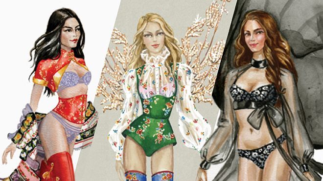 Victoria’s Secret 'nhá hàng' 3 bản phác thảo cực đẹp cho show diễn 2016 tại Paris