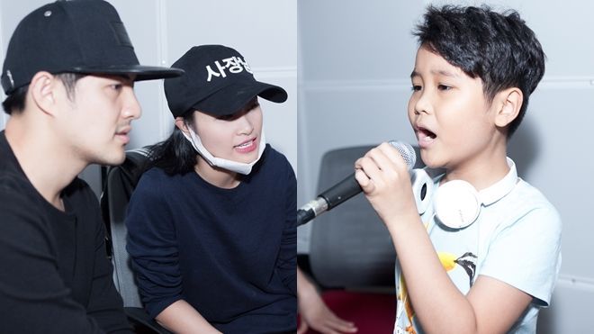 Vừa kết thúc chuyến từ thiện miền Trung, Thắng - Nhi 'lao nhanh' đến phòng tập cùng trò cưng