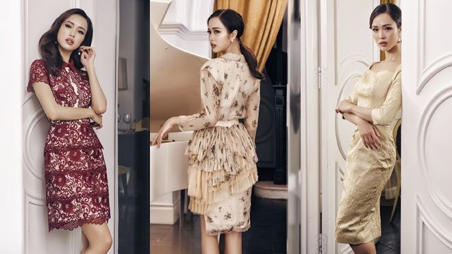 Vũ Ngọc Anh quyến rũ đến ngẩn ngơ khi diện đầm ngắn của Lê Thanh Hòa