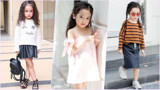 Thời trang xinh yêu 'muốn xỉu' của thiên thần nhí Chu Diệp Anh
