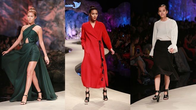 Mặc lùm xùm đổi váy, Lan Khuê vẫn tự tin tỏa sáng trên sàn diễn runway