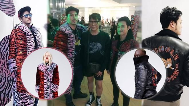 Khi thiên hạ vẫn xếp hàng chờ đợi, Quang Vinh - Lý Quí Khánh đã có trong tay sản phẩm của H&M x Kenzo