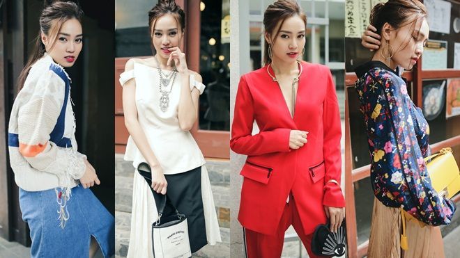 Ninh Dương Lan Ngọc khoe street style phá cách với thời trang thu đông