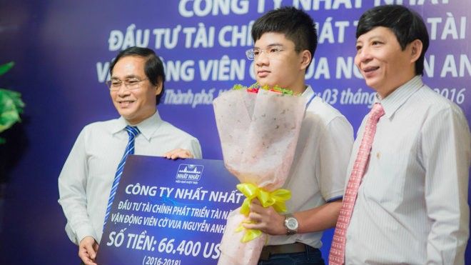 Công bố mức đầu tư 'khủng' phát triển tài năng cờ vua trẻ Nguyễn Anh Khôi