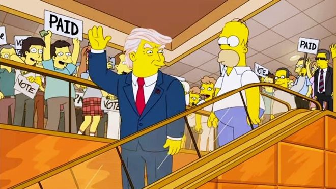 Phim hoạt hình Mỹ tiên đoán chính xác thắng lợi của Donald Trump từ… 16 năm trước?