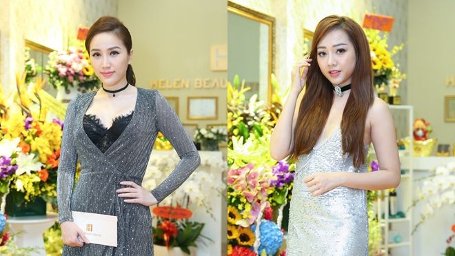 Bảo Thy, Băng Di 'đụng hàng' váy ngắn khoe eo thon tại sự kiện