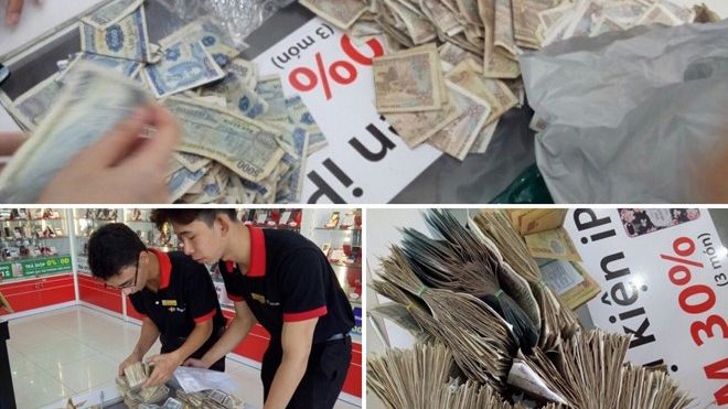 Mang gần 22 triệu tiền lẻ đi mua iPhone 7 chính hãng