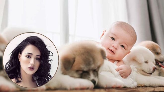 Quý tử nhà DJ Tít 'đốn tim' fan với hình ảnh xinh như thiên thần