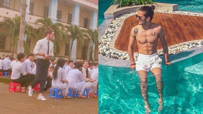 Dân tình 'phát sốt' với trai đẹp búi tóc củ tỏi