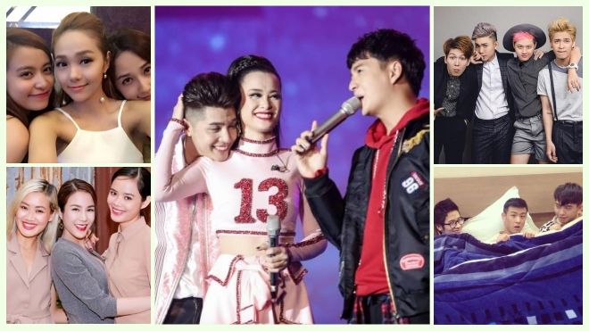 Những 'bộ sậu' cực thân thiết của showbiz Việt