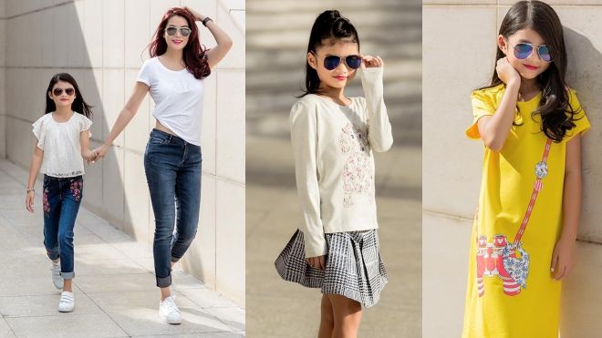 Mới 8 tuổi, con gái Trương Ngọc Ánh đã cao và sành điệu chẳng thua kém mẹ