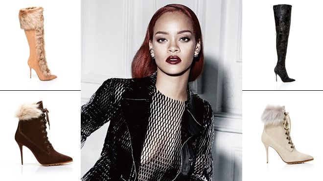 Rihanna tiếp tục 'bắt tay' Manolo Blahnik tung BST Boots cho mùa mốt này